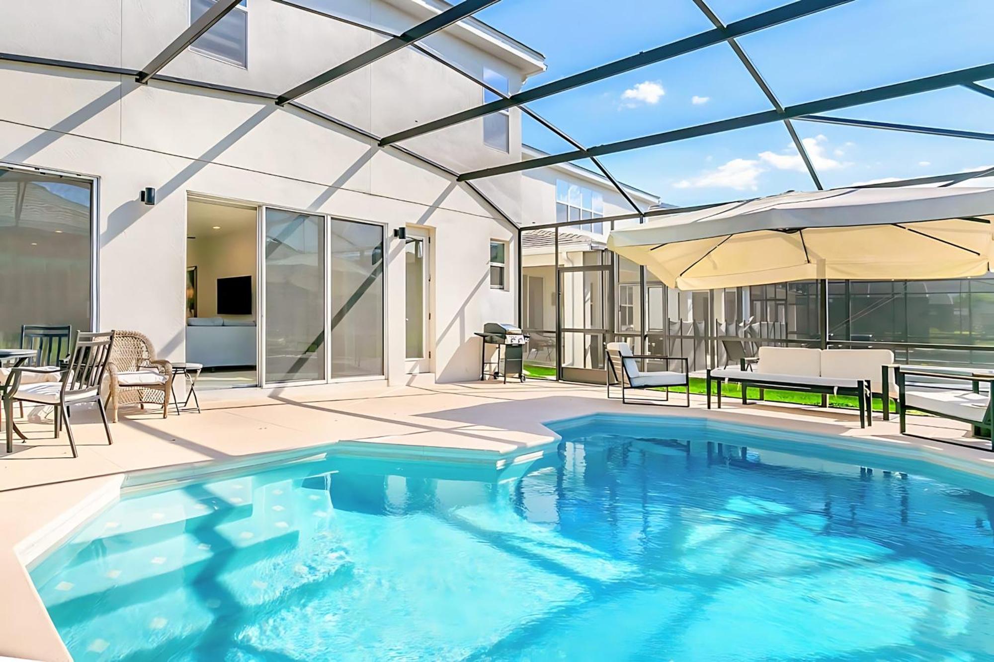 10Br Luxury Home Near Disney W Pool & Games Room Kissimmee Exteriör bild